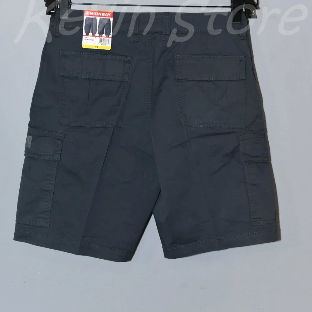 3 pairs‎ Blue, Tan , Gray Union Bay Men's Cargo Shorts.Price is for 3.